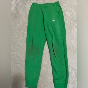 Green nike sweats